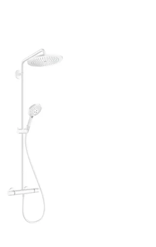 Hansgrohe Showerpipe Croma Select S 280 mit Raindance Handbrause mattweiss, 26890700 26890700