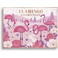 LAHAYE Adventskalender Beauty 2025 PINK FLAMINGO, LIMITIERTE EDITION für Frauen, Mädchen (Set), Weihnachtskalender mit 24 Türchen
