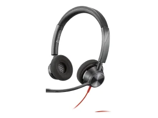 Poly HP Poly Blackwire 3320 USB-C Stereo-Headset | 8x220aa | für Microsoft Teams zertifiziert - + USB-C/A-Adapte