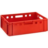 BURI Transportbehälter Fleischkisten E2 60x40cm Lagerkiste Eurobox lebensmittelecht stapelbar, (1-St)