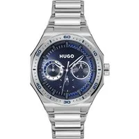 HUGO Multifunktionsuhr #GRAIL SPORT 1530400, Quarzuhr, Armbanduhr, Herrenuhr, Edelstahlarmband, analog