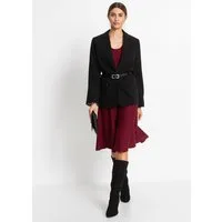 bonprix Strickkleid für besondere Anlässe, aus Viskose-Mix, ausgestellte Passform