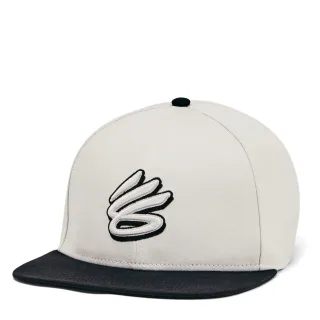 Under Armour - "Curry" Snapback Mütze für Herren, Flacher Schirm, Baumwolle (Weiß)