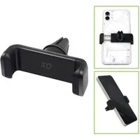 XQISIT Handy-Halterung Handy-Halterung Auto Navi KFZ Smartphone, (für Auto Lüftungsgitter 360° Einstellbar Smartphone Klemmbefestigung)