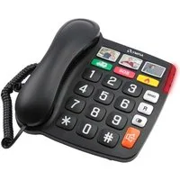 OLYMPIA OFFICE Großtastentelefon 4500 Seniorentelefon (Festnetztelefon für Senioren, schurgebunden, große Tasten)