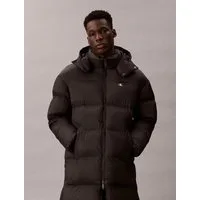 Calvin Klein Jeans Steppmantel LS LONG LENGTH HOODED NYLON PUFF Mit Rundhalsausschnitt, regular fit