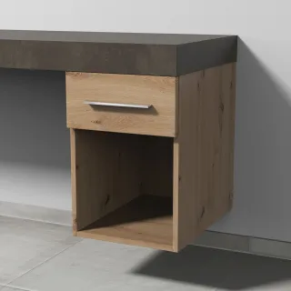 Sanipa Anbau-/Solitärschrank 2morrow (G2351) 510x350x520 Eiche-Natural-Touch, G235185 G235185