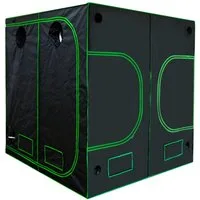 Kingpower Gewächshaus Grow Box Gewächshaus Zuchtzelt Growschrank Zuchtschrank 200x200x200 cm