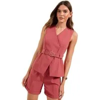 Friends Like These Playsuit Friends Like 2-in-1-Playsuit mit Gürtel, Regular (2-tlg)