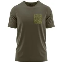 FORSBERG T-Shirt mit Brusttasche im Polygondesign