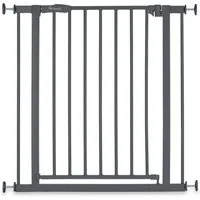 Hauck Türschutzgitter Open N Stop 2 - Dark Grey, Treppenschutzgitter Türschutzgitter Breiten 75 - 80 cm, ohne Bohren