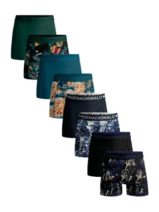Muchachomalo Herren Boxer Shorts - 8er Pack - Herren Unterwäsche