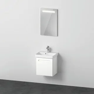 Duravit Duravit No.1 Möbelwaschtisch mit Waschtischunterbau und Spiegel 500x390x2000 mm - N10151L181 N10151L18180000