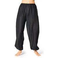 PANASIAM Haremshose Haremshose einfarbig aus feiner Viskose bequeme Muckhose Relaxhose Unisex für Damen und Herren leichte Sommerhose Freizeithose Pumphose
