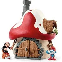 Schleich® Spielwelt Schleich 20803 - Schlumpf Haus mit 2 Figuren - Smurfs