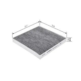 Bosch Aktivkohle-Innenraumfilter Renault Twingo Smart Forfour Fortwo 1987435544