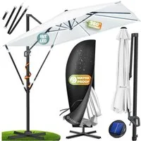 KESSER Ampelschirm, Sonnenschirm SUN XL 300 300 cm Inkl. Abdeckung 360° Drehbar & Neigbar