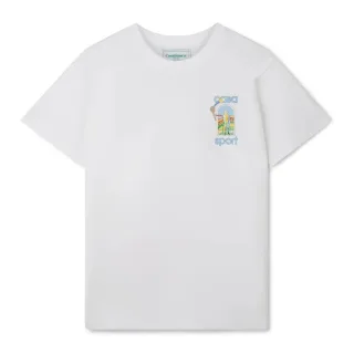 Casablanca Weiß Le Jeu Colore T-Shirt
