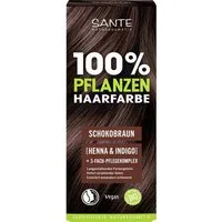 SANTE Haarfarbe Pflanzen SCHOKOBRAUN, Braun, 100 g