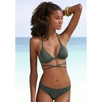 Bruno Banani Triangel-Bikini unifarben mit langem Bindeband