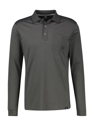LERROS - POLO-KNOPF BLACK - Gr. - M