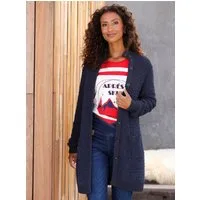 heine Strickjacke Strickjacke Langarm Links-Strick