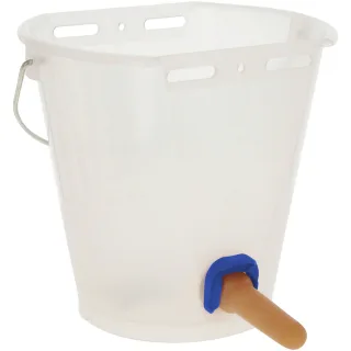 Kerbl Tränkeeimer mit Ventil FixClip New Generation 8l weiß - 14235