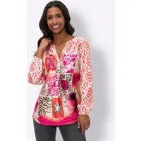 heine Klassische Bluse Druckbluse Langarm