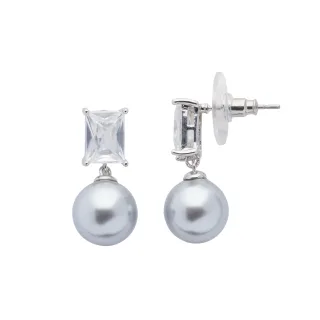 US Polo Assn Jewellery – Emily – Rhodium-Ohrringe