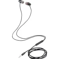 Renkforce Renkforce RF-IE-JH01 In Ear Headset kabelgebunden Schwarz Fernbedie Kopfhörer