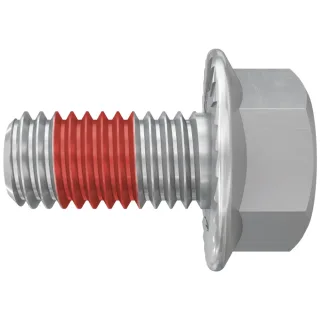 Fischer Sperrzahnschraube mit Klemmbeschichtung Sechskant KSK M8x16 A4 - 574239