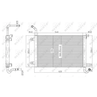 NRF Motork?hler gel?tet Land Rover Range Rover 4,2