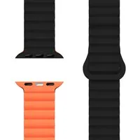 Nalia Smartwatch-Armband Apple Watch 49mm/46/45/44/42(Serie 1-3), Magnetisches Silikon Ersatzband / für Sport Fitness Uhr / Atmungsaktiv