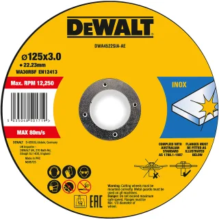 DEWALT High Performance Trennscheibe Inox ø 125mm - DWA4522SIA-AE