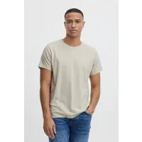 Blend Rundhalsshirt BHDinton tee crew mit Markenlabel, aus Baumwollmischung, Regular Fit, in Single Jersey