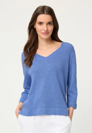 Olsen - Pullover Long Sleeves bay blue - Gr. - 40
