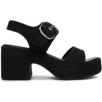 DeeZee Deezee Damen-Sandalen Schwarz Sandale