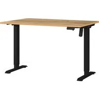 GERMANIA Schreibtisch Boras, Breite 120/140/160/180 cm, Metallgestell, elektrisch höhenverstellbar