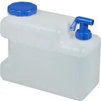 relaxdays Wassertank Wasserkanister mit Hahn (1 St), 12 Liter