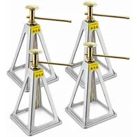 Bituxx Unterstellbock 4er Set Alu Stützböcke 900kg, 900 kg max. Belastbarkeit, (Set, 4-St., MS-17511)