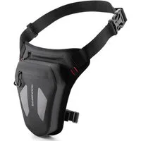 ROCKBROS Fahrradtasche Motorradtasche für Beine, Oberschenkel, Taille, Schulter, Schwarz