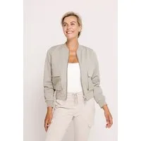 Zhrill Blouson ZHJULIE lässiger Stil, aus Polyester und Baumwolle, mit Eingrifftaschen