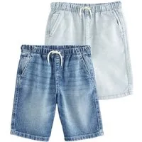 Next Shorts Denim-Bermudashorts aus 100 % Baumwolle 2er-Pack (2-tlg)