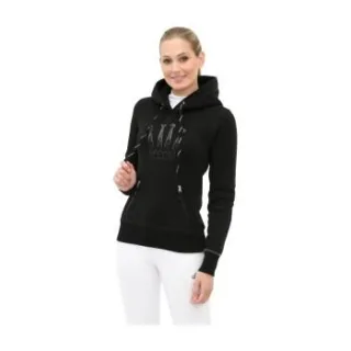 SPOOKS Kapuzenpullover Crown Sequin schwarz S - INT