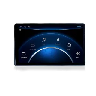 10.1" HD 1280*800 Android 13 Car Headrest Monitor Tablet For Back Seat Multimedia Apple Carplay Ambient Lights BT SD -In