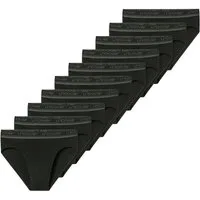 uncover by SCHIESSER Slip 10er Pack Cotton (Spar-Set, 10-St) Rio Slip / Unterhose - Baumwolle - ohne Eingriff - Atmungsaktiv