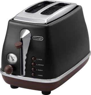 DeLonghi Toaster "CTOV 2003.BK" 2 kurze Schlitze 900 W