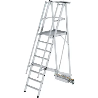 Munk Plattformleiter klappbar mit schmalem Fahrwerk - 052708
