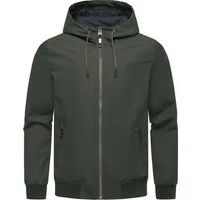Ragwear Outdoorjacke Perci Stylische Herren Übergangsjacke mit großer Kapuze