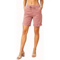 MELLY & CO Bermudas Baumwoll-Damen-Shorts im 5-Pocket-Style mit Tunnelzug & Stretch-Anteil Elastikbund mit Tunnelzug